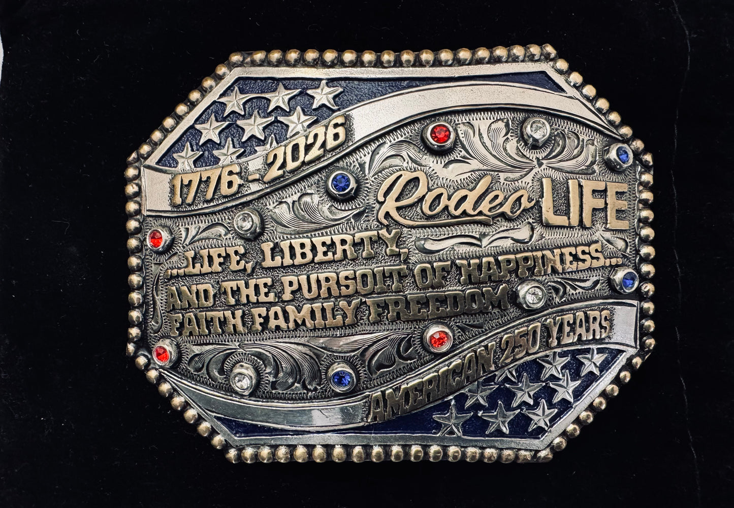 American 250th Anniversary Buckle