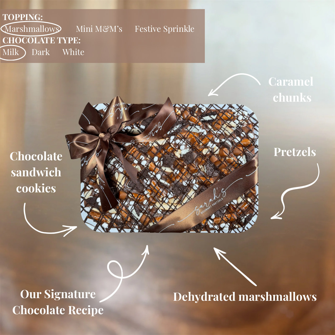 Chocolate Bark Platter