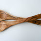 Hand Crafted Olive Wood Salad Servers