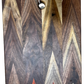 Handcrafted Amish Chevron Cutting Board – Multi-Wood Inlay, Beeswax Finish (9.5” x 14”)