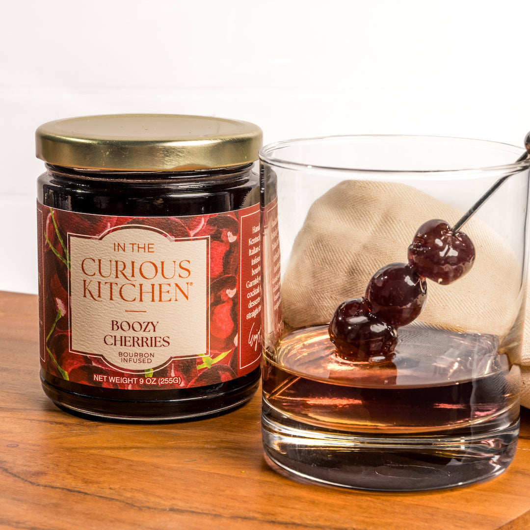 Bourbon Gift Set | Cocktail Cherries, Jam & Mustard