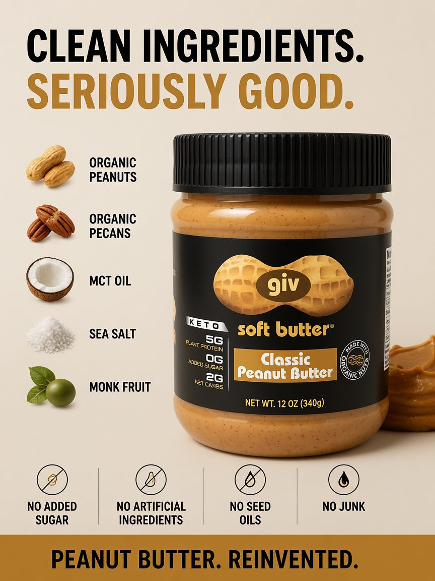 Peanut Better Three 12oz Jars