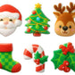 Holly Jolly Deco-On Sugar Shapes 126ct
