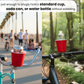 Redcupliving Red Bicycle Cup Holder