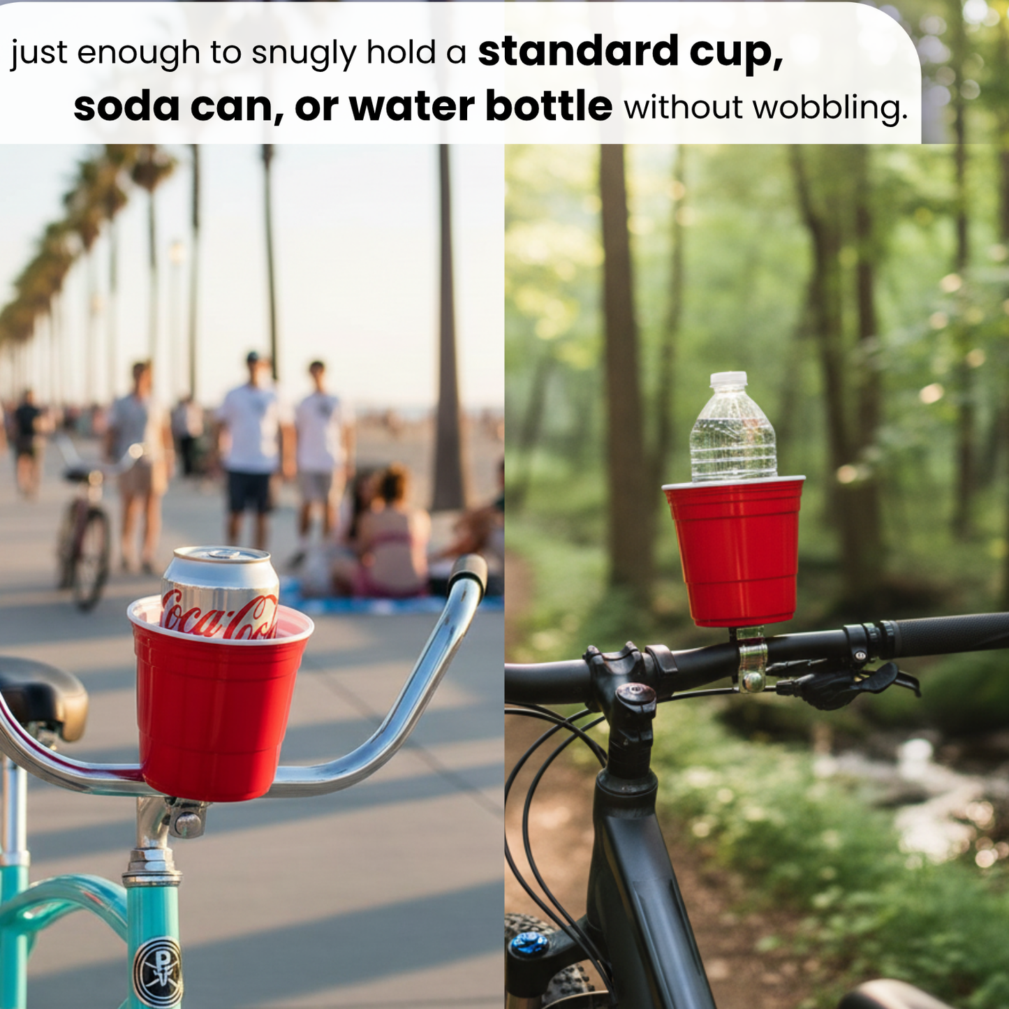 Redcupliving Red Bicycle Cup Holder