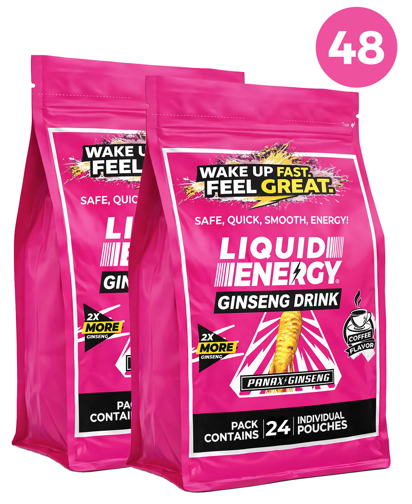 Liquid Energy Ginseng Drink Original Coffee