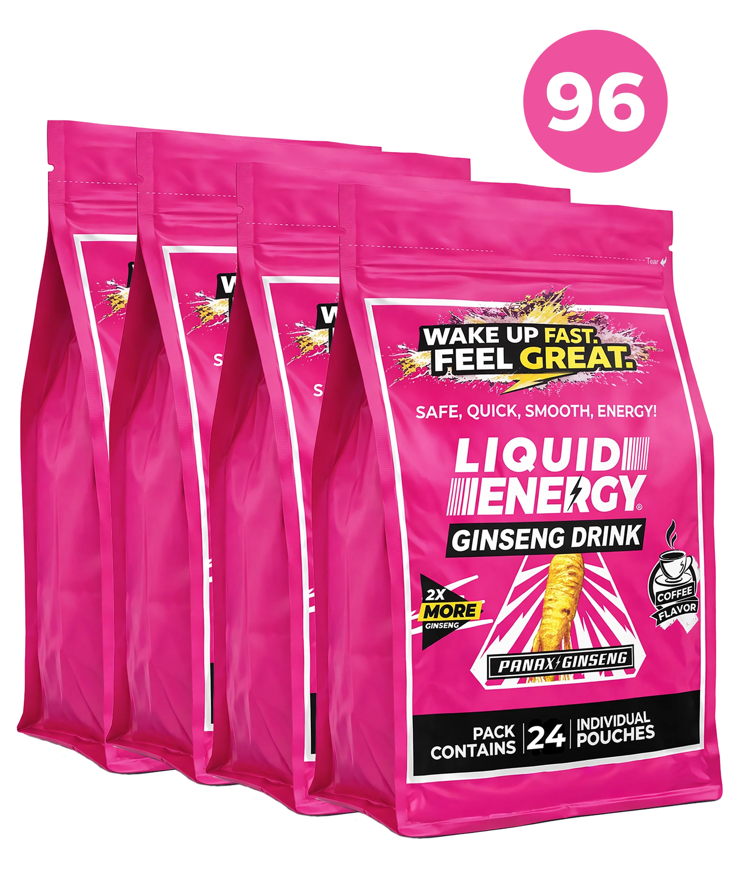 Liquid Energy Ginseng Drink Original Coffee