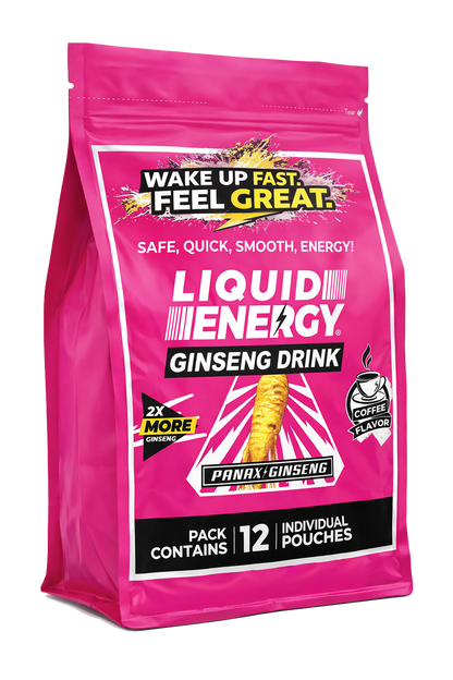 Liquid Energy Ginseng Drink Original Coffee