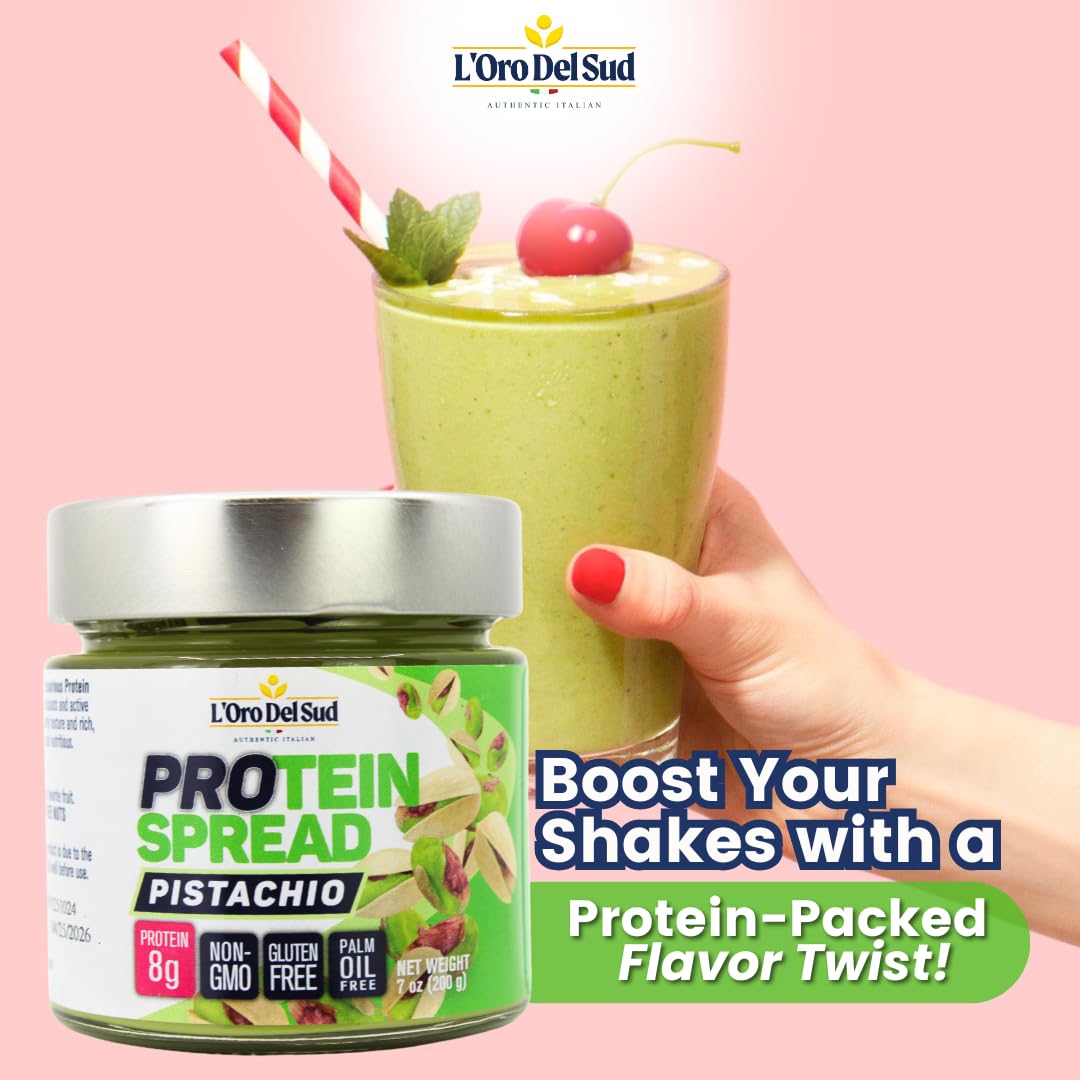 L'Oro Del Sud Pistachio Protein Butter Spread 7oz