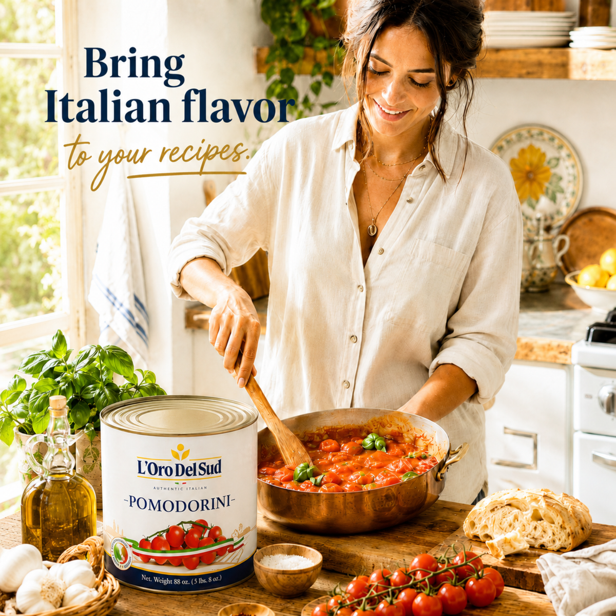 L'Oro Del Sud, Cherry Tomatoes, 88 oz