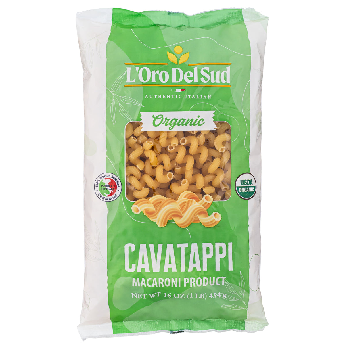 L'Oro Del Sud, Organic Cavatappi Pasta, 20 Pack x 1 lb