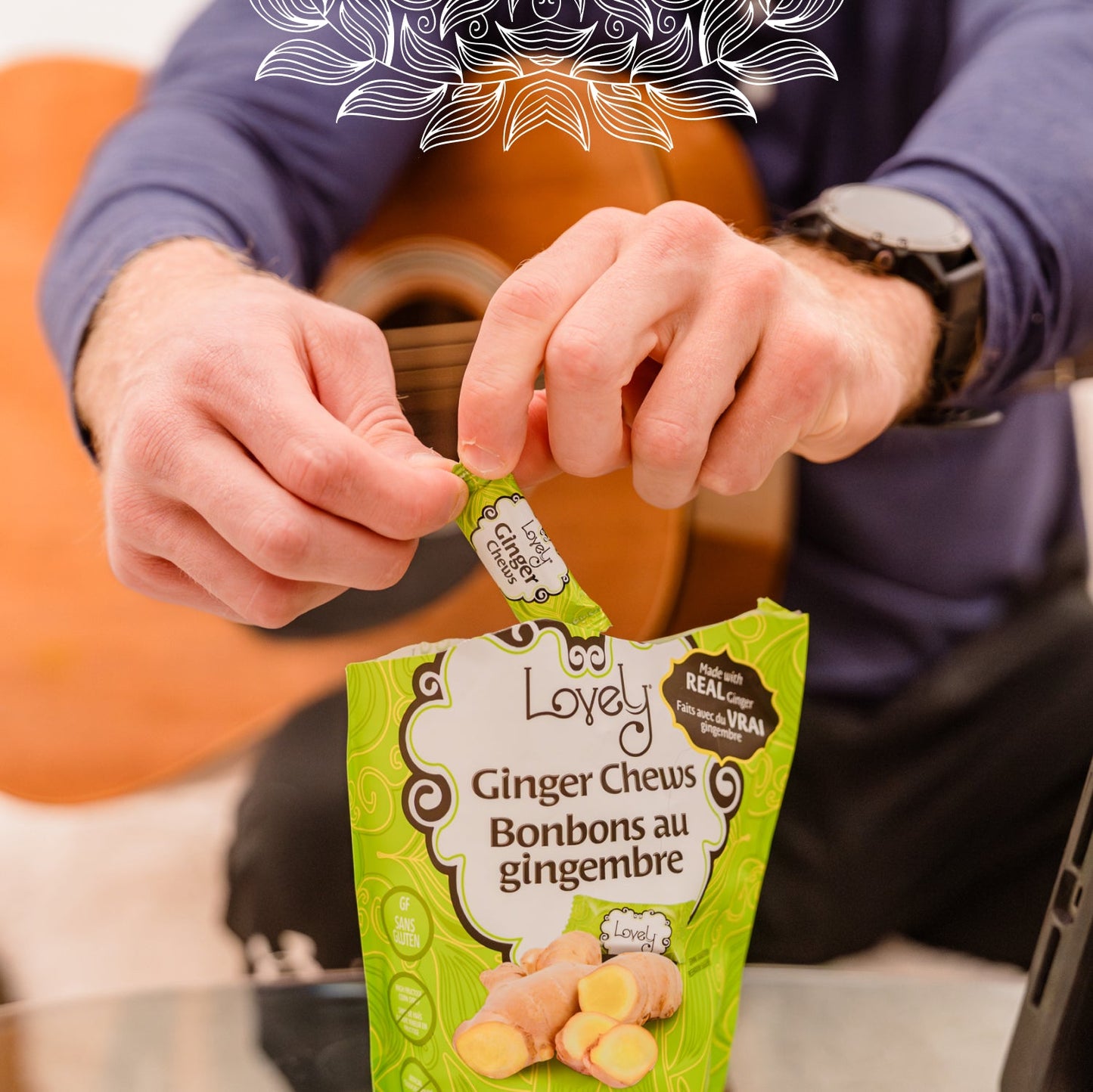 Lemon Ginger Chews