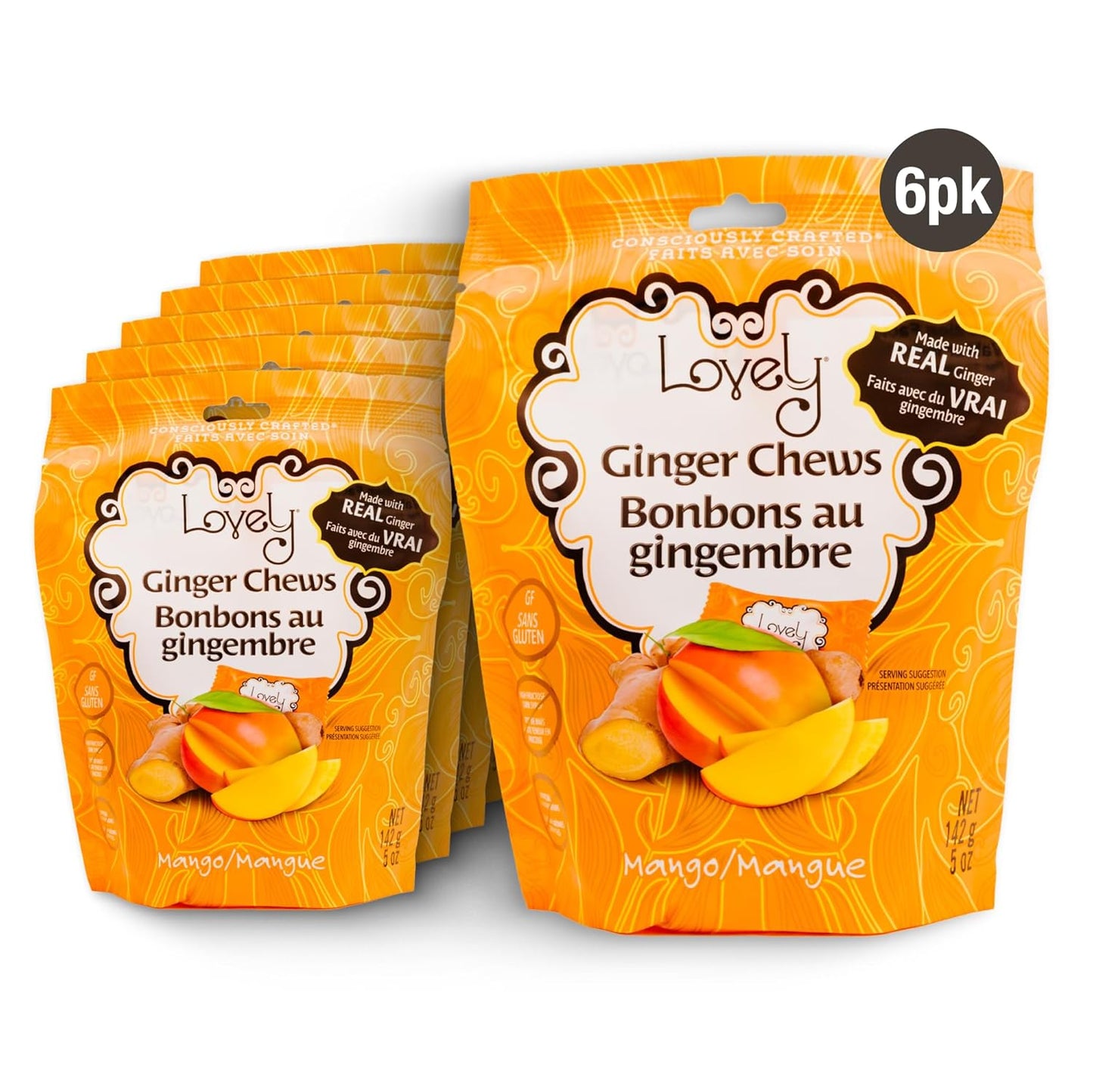 Mango Ginger Chews