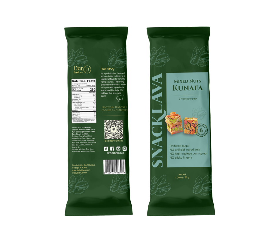 Kunafa Mixed Nuts - Snacklava®