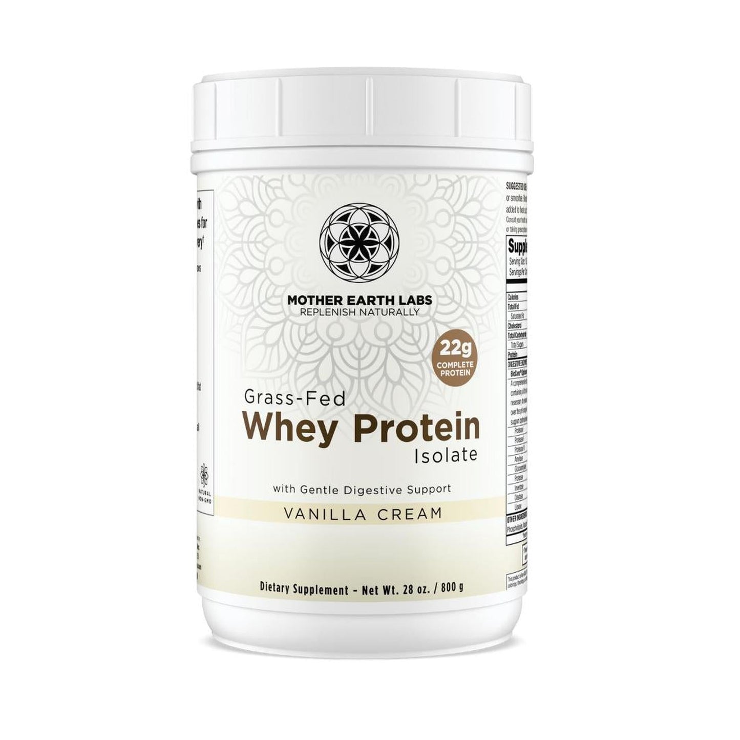 Mother Earth Labs Grass Fed Whey Isolate