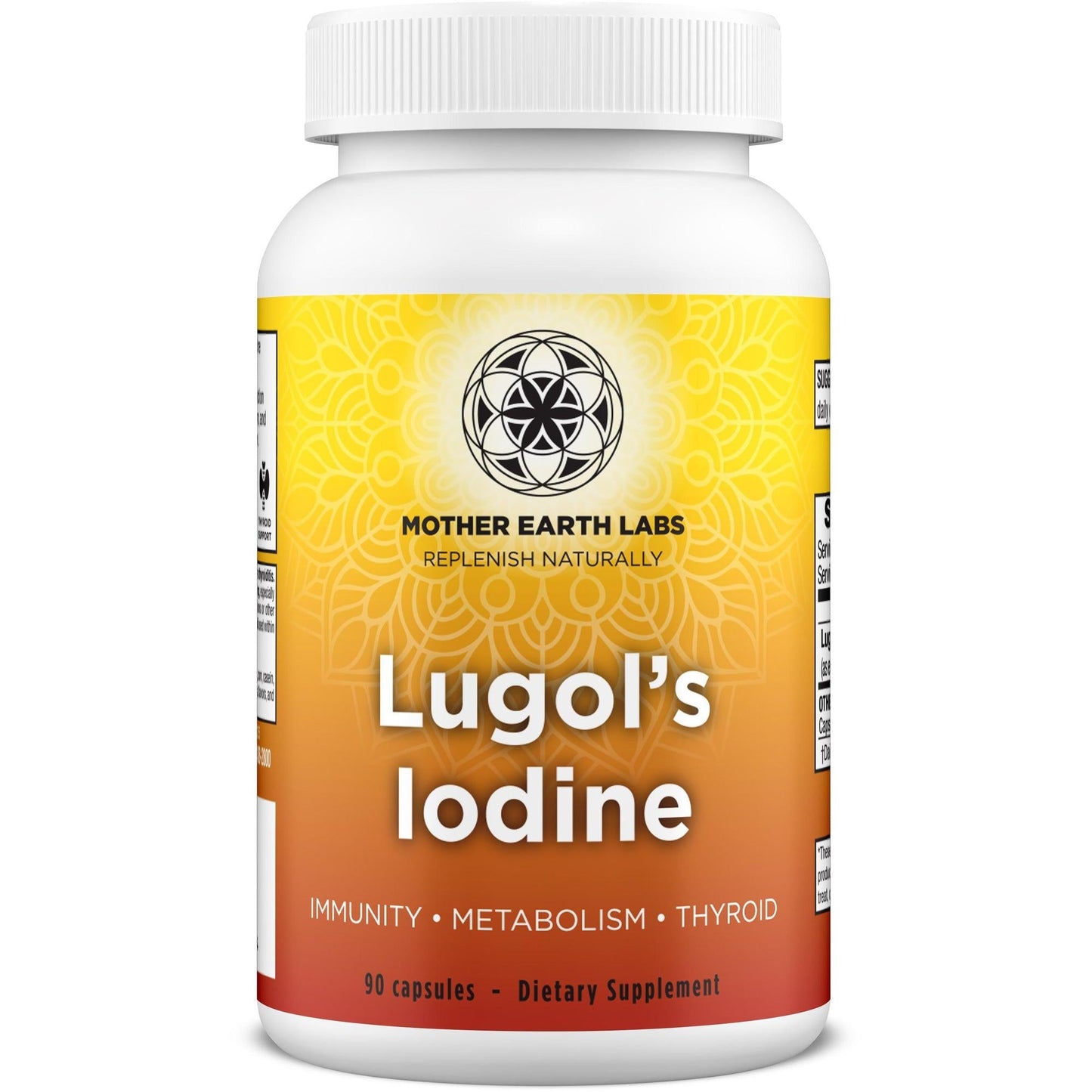 Mother Earth’s Lugol's Iodine Plus, 90 Capsules