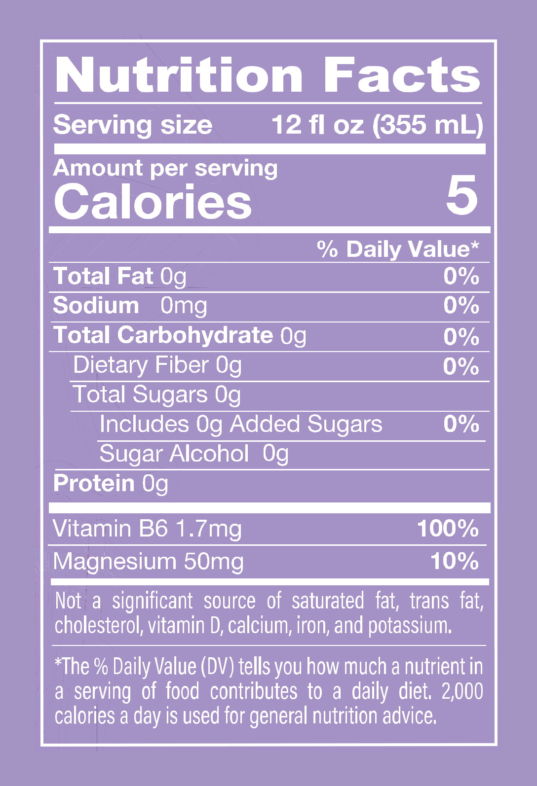 Mushroom D-Stress Drink 12 Pack - Strawberry Lavender