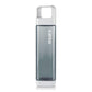 Clean Bottle Square Water Bottle 25oz, BPA-Free Plastic, Clear, Model PSQ-INF-CLEAR, Leak Proof with Carabiner Lid