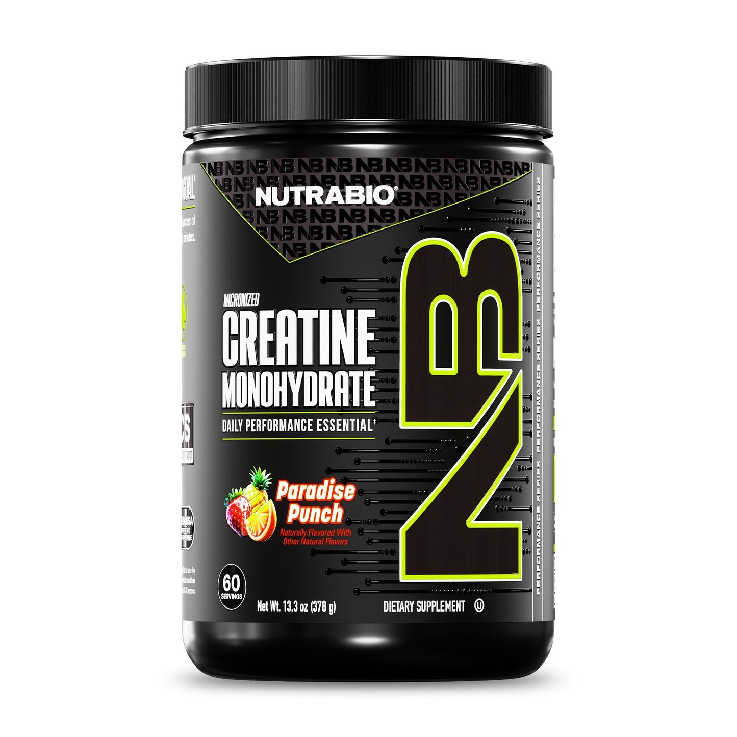 NutraBio Creatine Monohydrate Powder