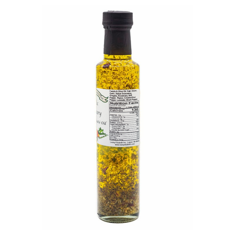 Garlic & Rosemary Grilling & Saute Oil, Dorica (250ml)