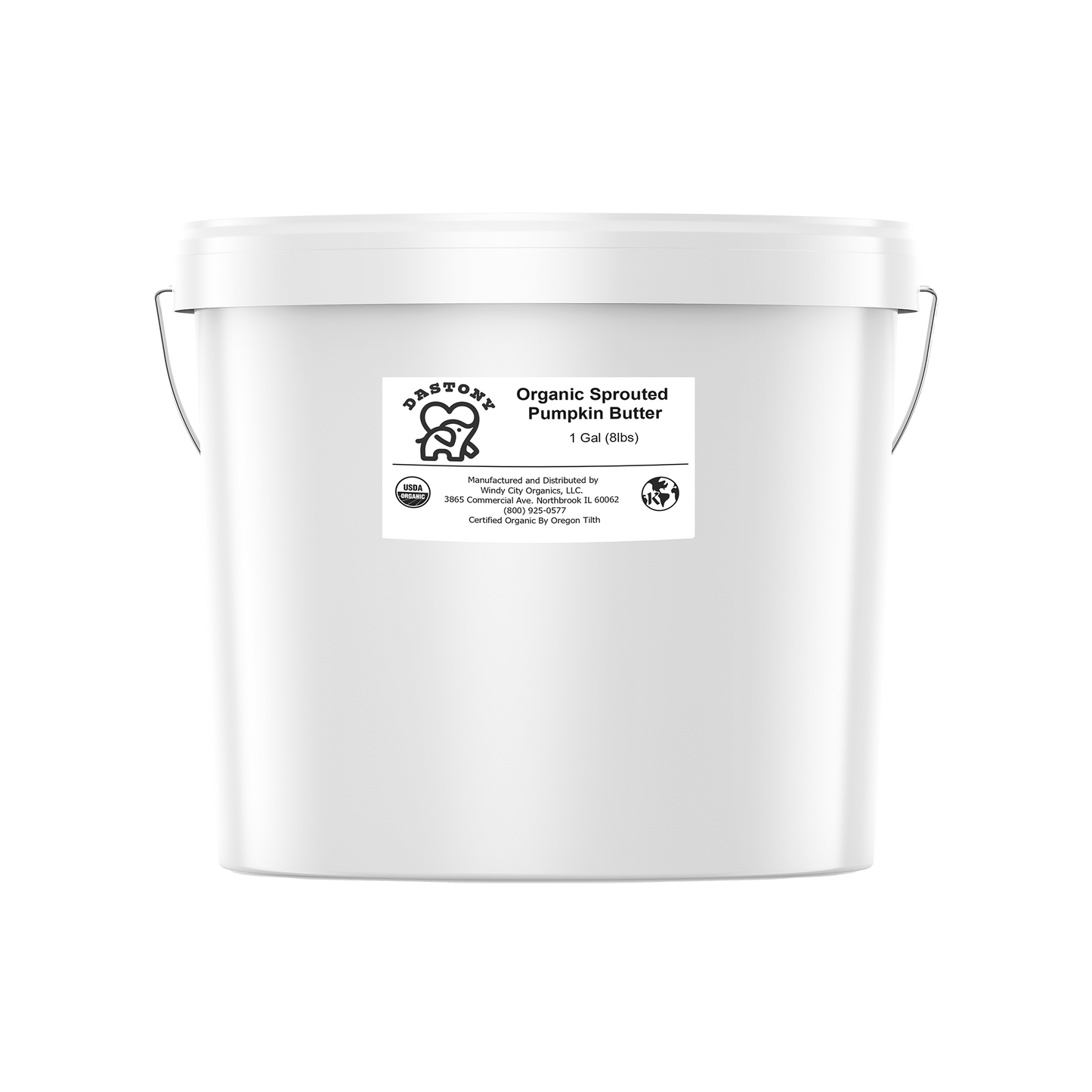 Organic Stone Ground Organic Sprouted Pumpkin Seed Butter - 1 Gallon