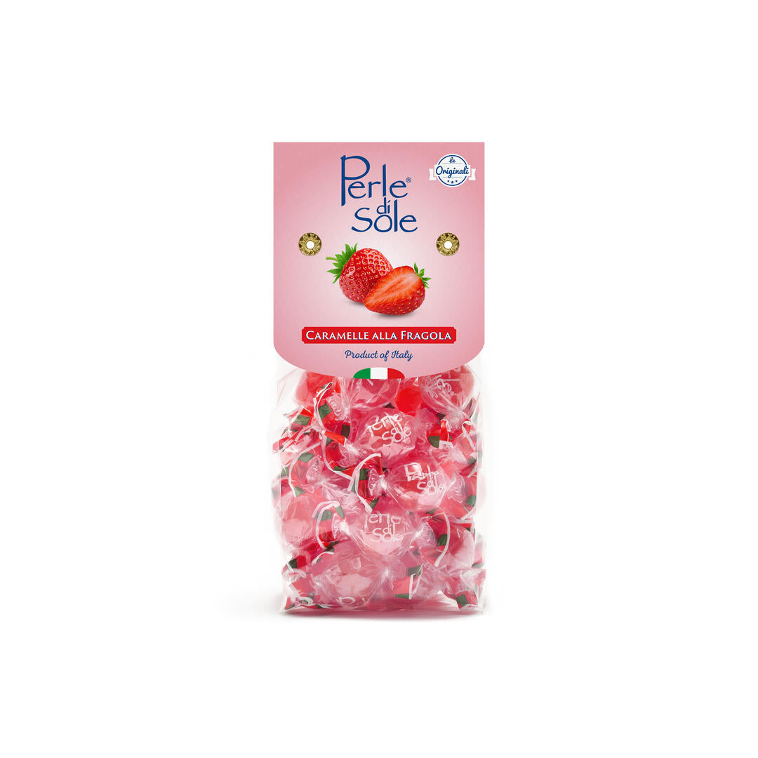 Perle di Sole Italian Strawberry Hard Candy (New)