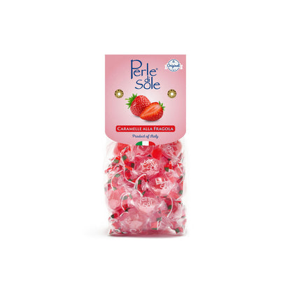 Perle di Sole Italian Strawberry Hard Candy (New)