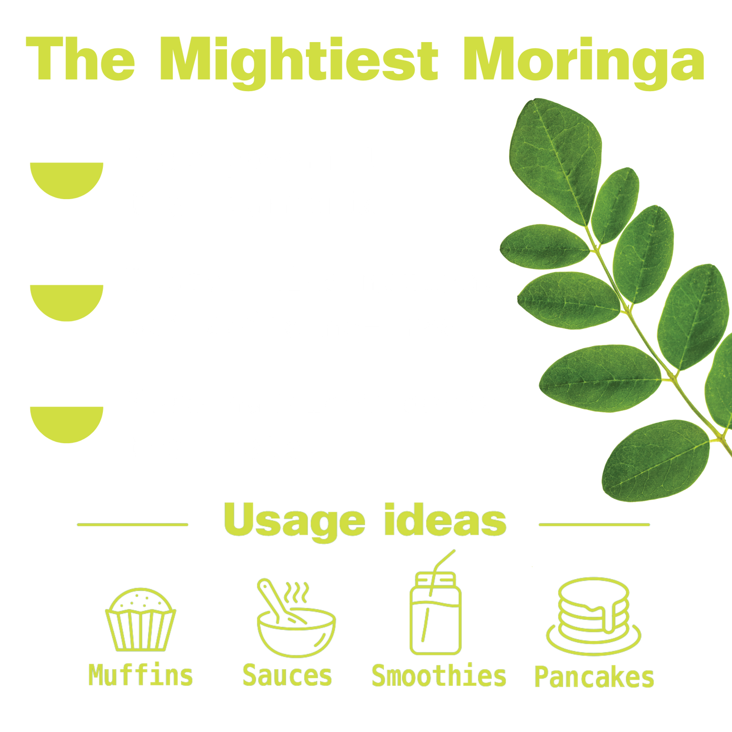 Organic Pure Moringa Powder (10.6 oz)