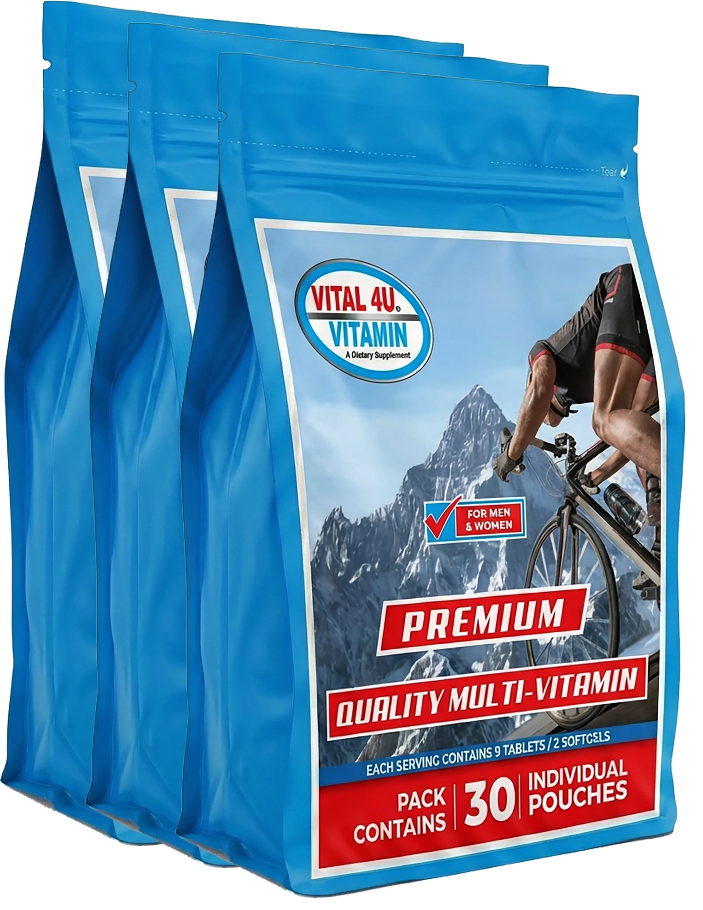 Vital 4U Premium 30-Day Multivitamin