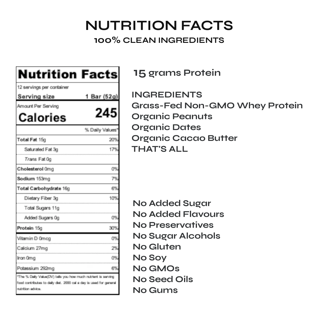 Peanut Protein Bar
