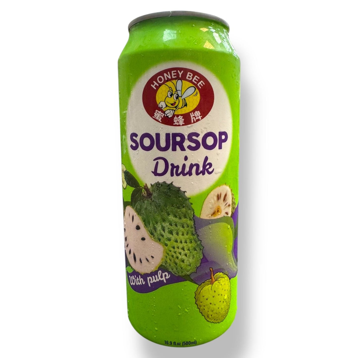 honey bee Soursop Juice with Pulp – Refreshing Tropical Drink