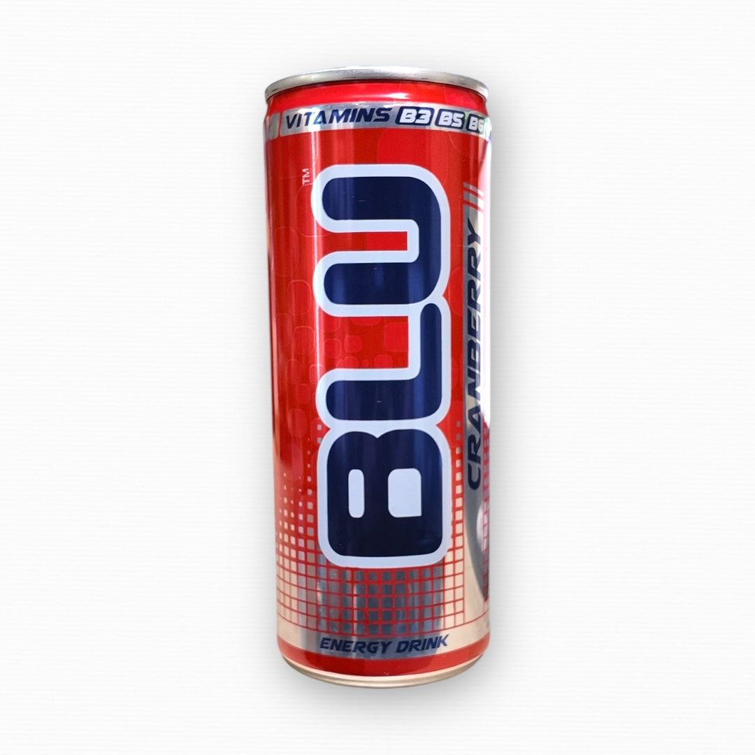 BLU DAY Cranberry Energy Drink 250ml Can