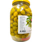 Authentic Nablus Sera Green Cracked Olives 2000g