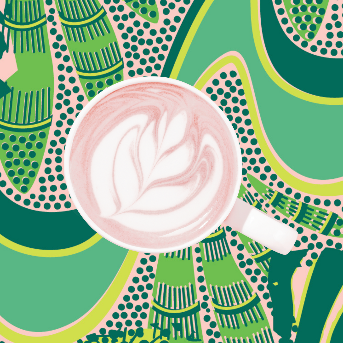 Hibiscus Berry Superfood Latte