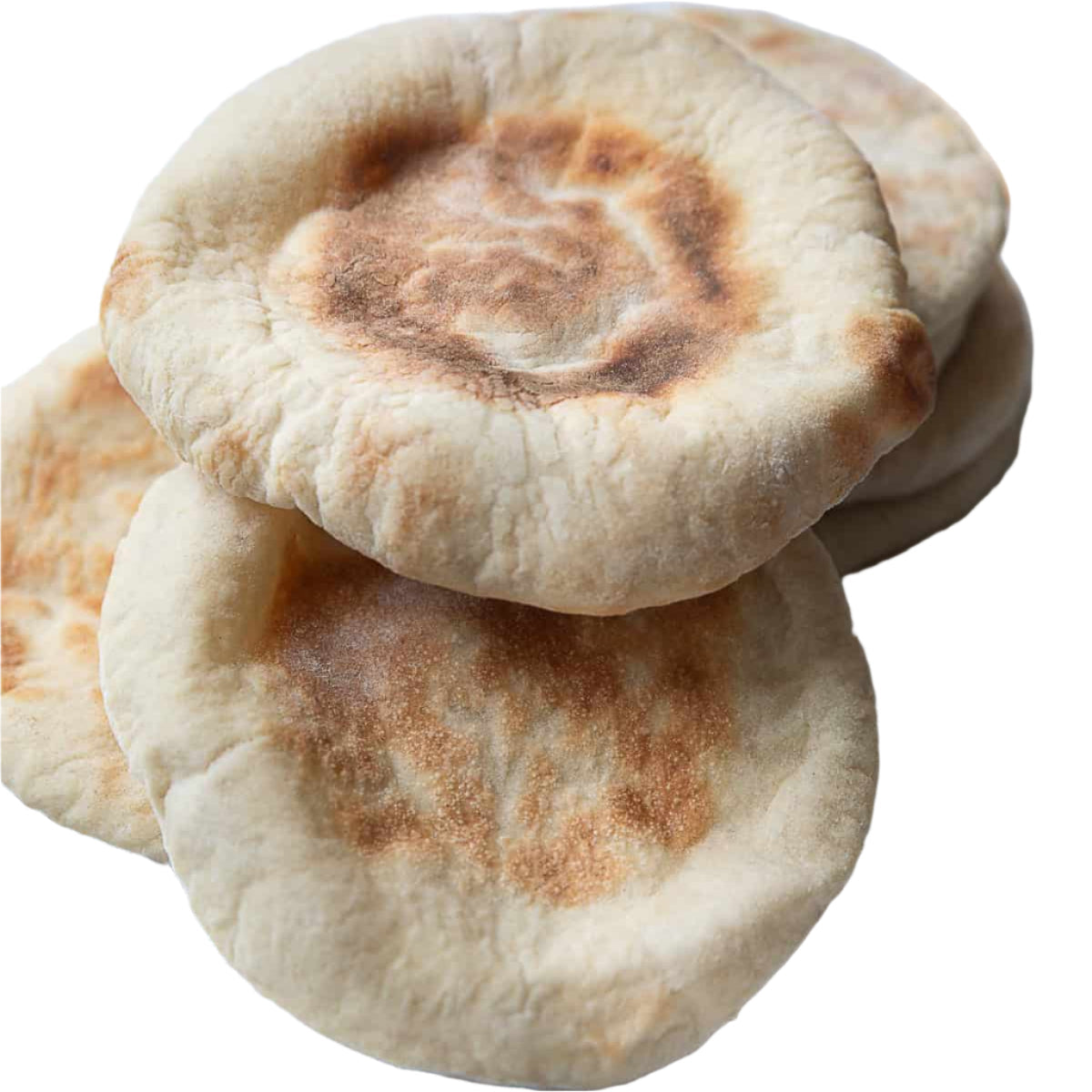 Fresh Baked Pita Bread – 10 Soft, Chewy Pieces