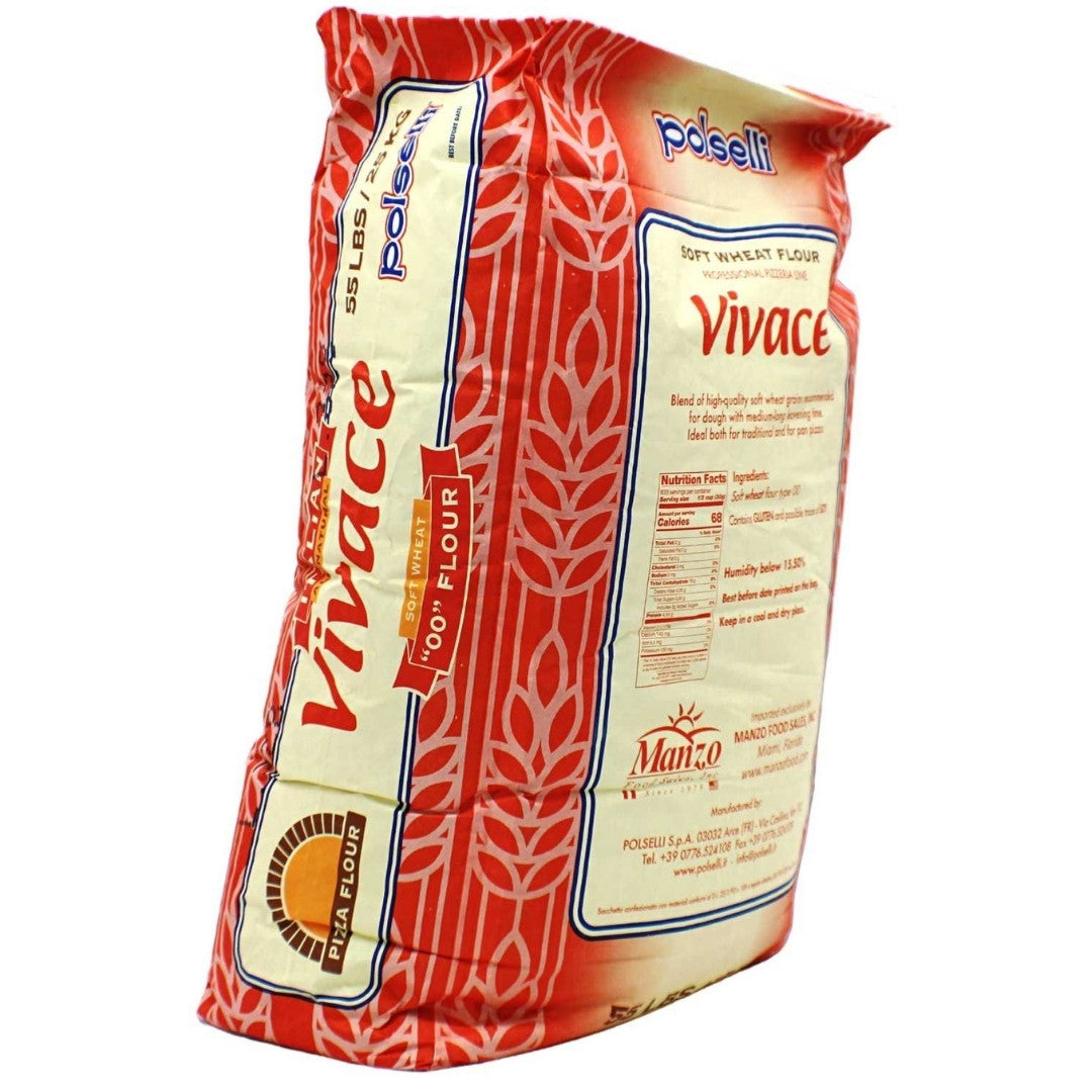 Polselli, Vivace Type 00 Pizza Flour, 55 lb  (25 kg)