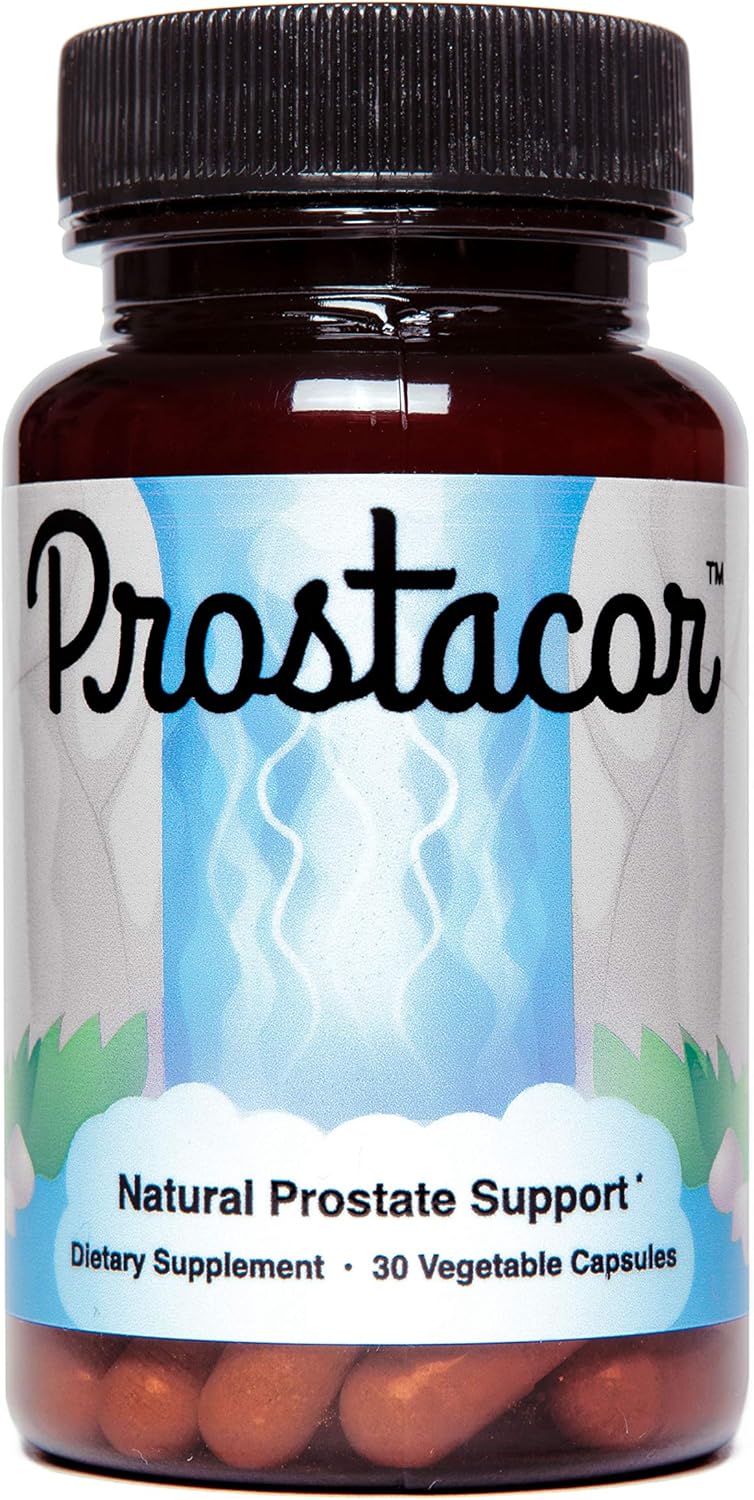 Prostacor - Natural Prostate Support Supplement - Non-GMO, Vegan, Gluten-Free