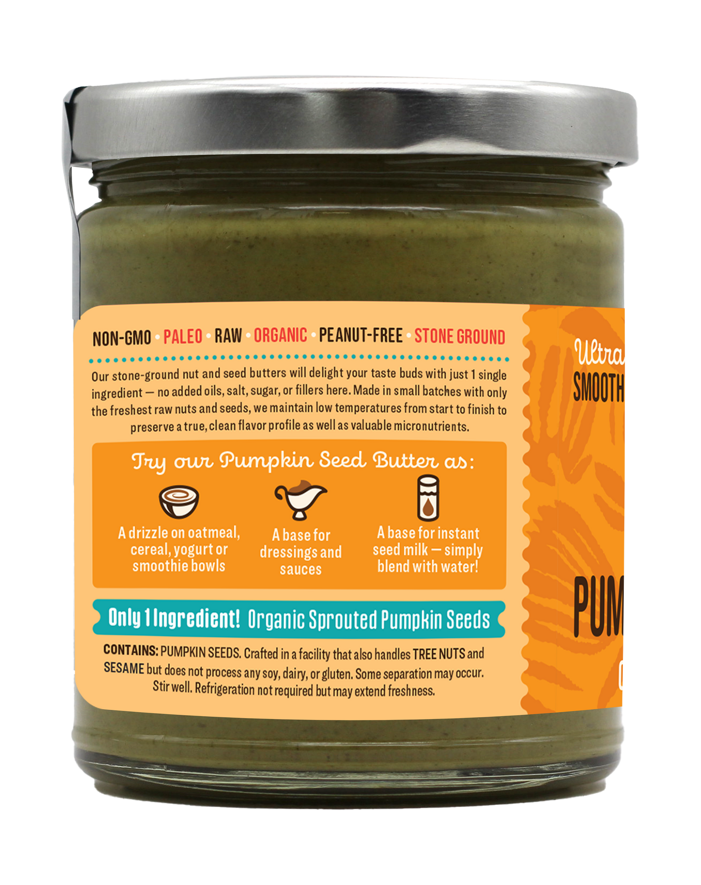Sprouted Pumpkin Seed Butter