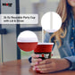 24oz Reusable Red Party Cups & Lids w/ Straws