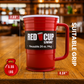 Redcupliving 24oz Reusable Red Beer Mug | BPA-Free, Shatter-Resistant Plastic