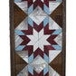 Handmade Amish Barn Quilt Banner Wall Art – 10.5in x 30in Reclaimed Wood Mosaic