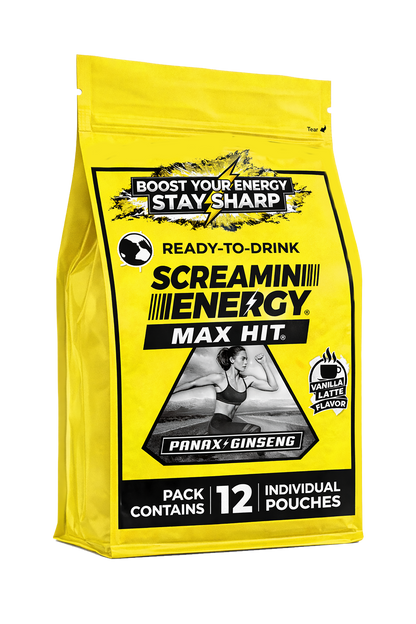 Screamin Energy Vanilla Latte Sugar Free