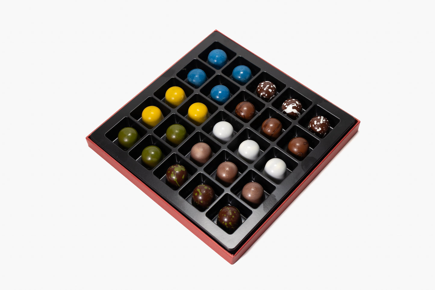 Andy Anand Sugar-Free Monet Chocolate Truffles & Pralines, 25 pc – 60% Cacao, Keto & Diabetic-Friendly, Luxury Birthday & Holiday Gift Box