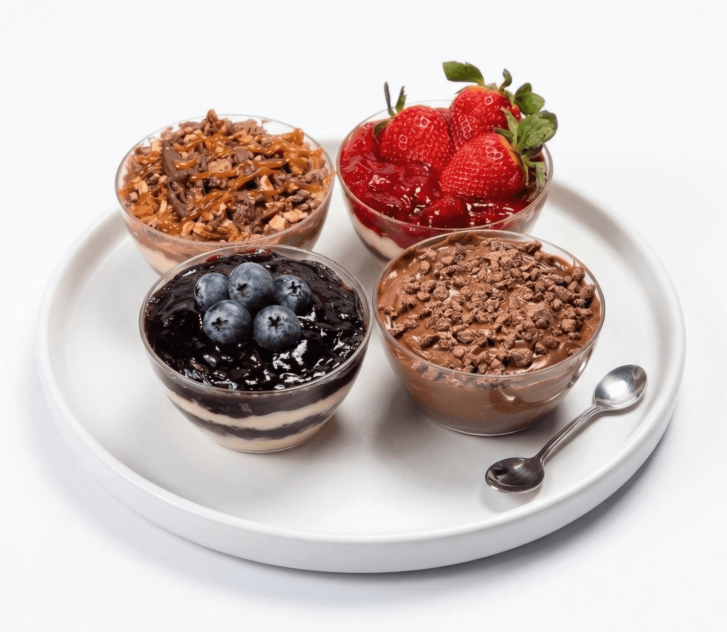 Andy Anand Sugar-Free Cheesecake Sampler, 4 Flavors, 3.7 lb – Keto & Diabetic-Friendly, Strawberry, Blueberry, Triple Chocolate & Turtle