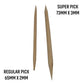 1600 Qty Oversized Double Point DP2 Birchwood Toothpicks - Exclusive Premium Quality | BiteMyWood