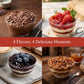 Andy Anand Sugar-Free Cheesecake Sampler, 4 Flavors, 3.7 lb – Keto & Diabetic-Friendly, Strawberry, Blueberry, Triple Chocolate & Turtle