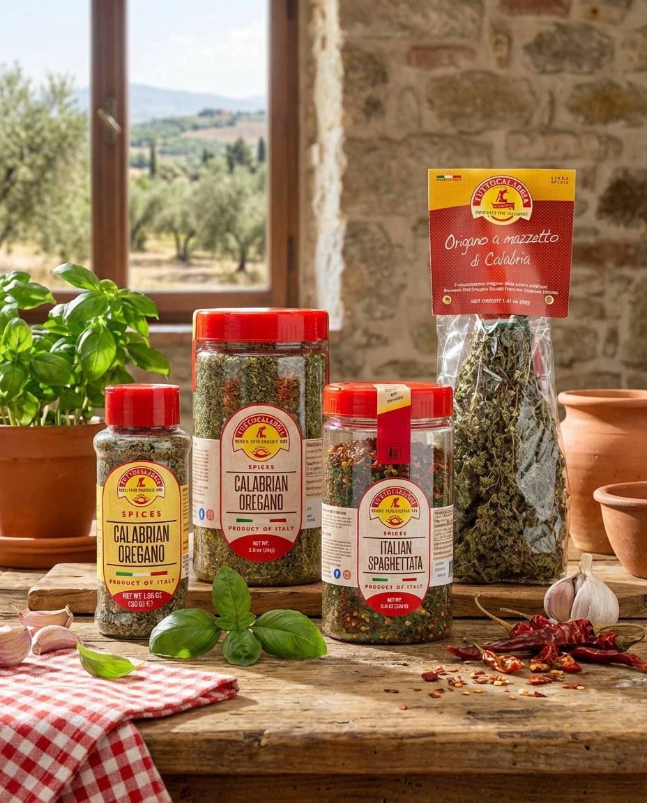 TuttoCalabria Dried Calabrian Oregano Shaker, 1.05 oz