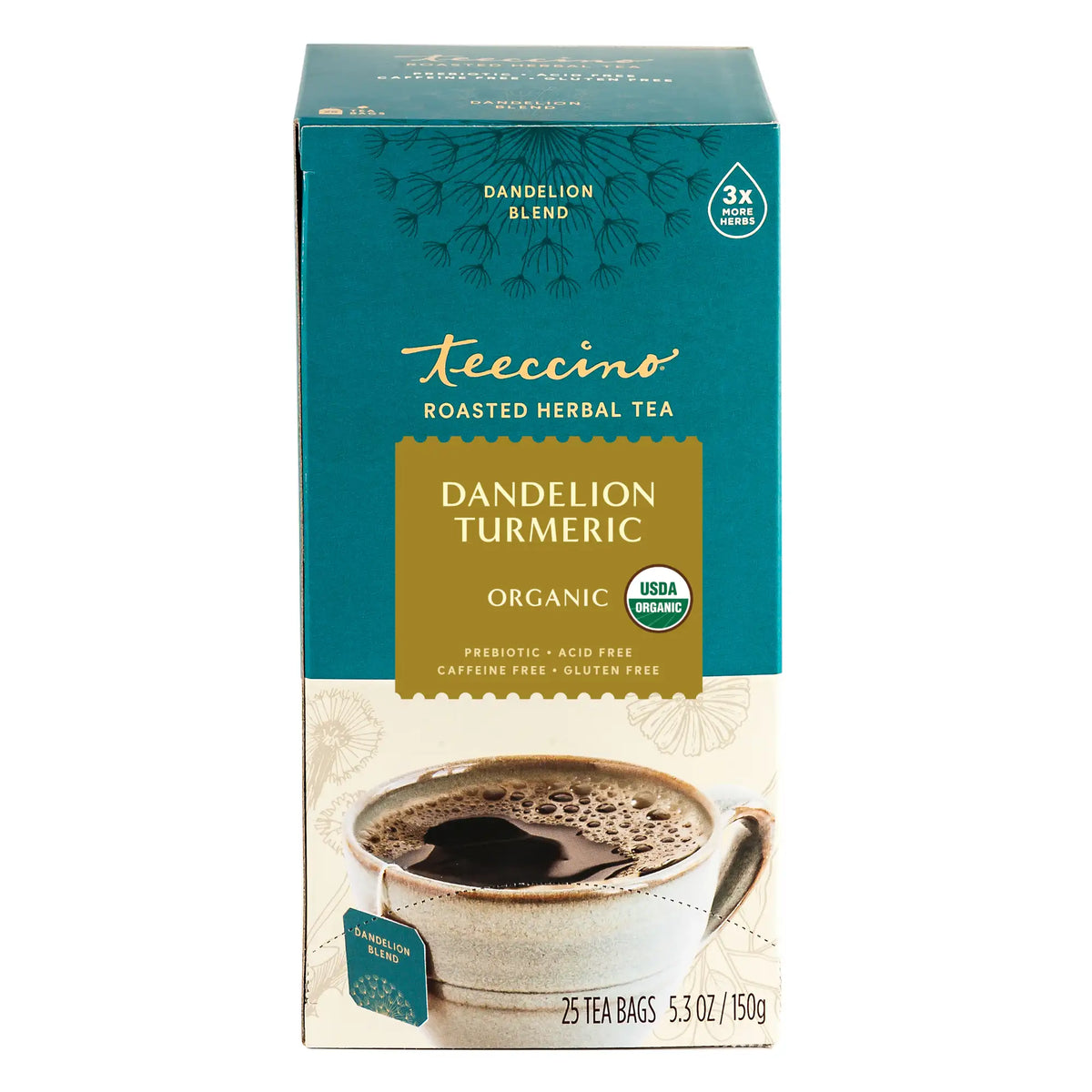 Dandelion Turmeric Roasted Herbal Tea