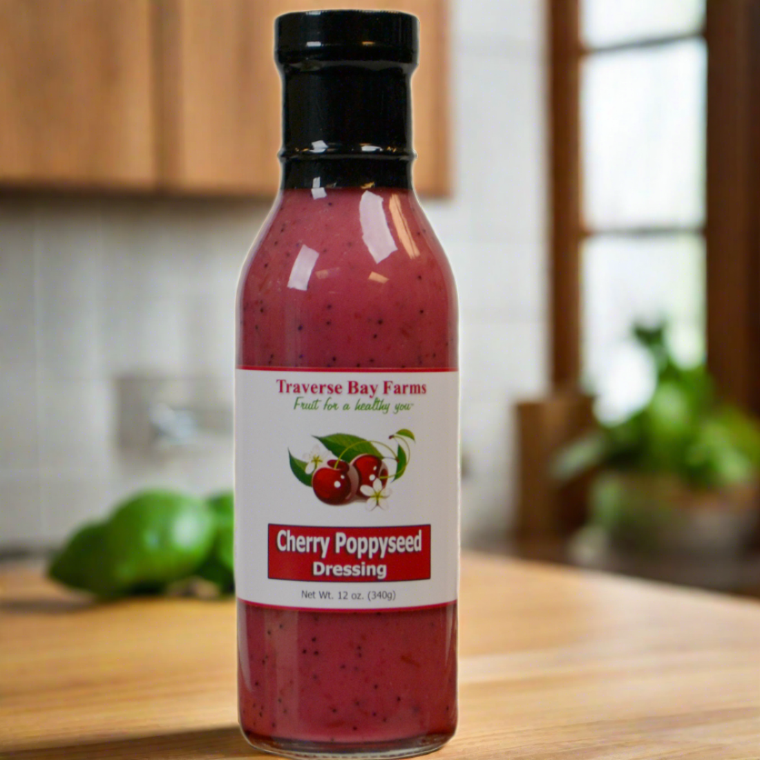 Cherry Poppyseed Salad Dressing, 12 oz.