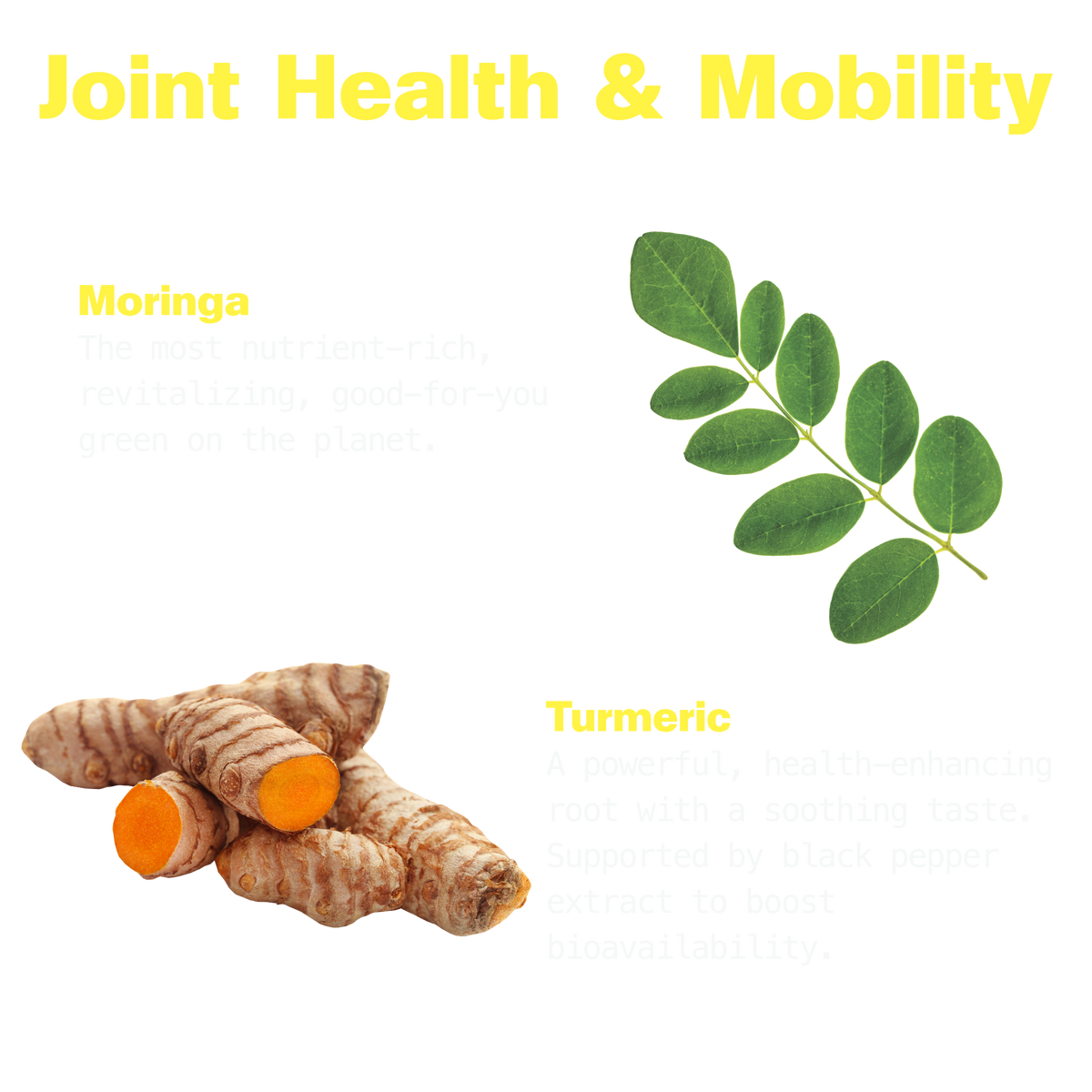 Turmeric & Moringa Gummies for Joint Health